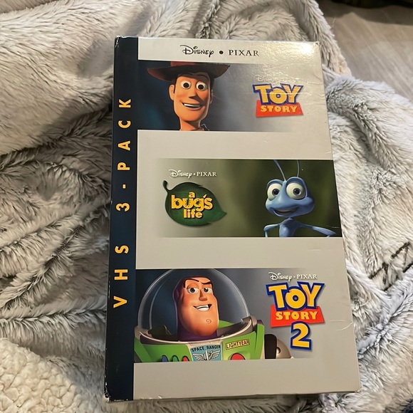 Disney Other - Pixar 15th Anniversary 3 Pack: A Bugs Life/Toy Story/Toy Story 2 (VHS, 2001
